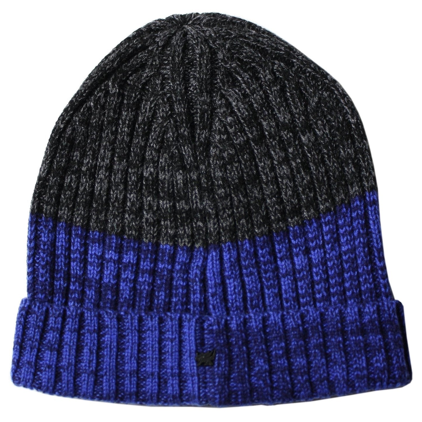 Benny Beanie in Blue/Charcoal