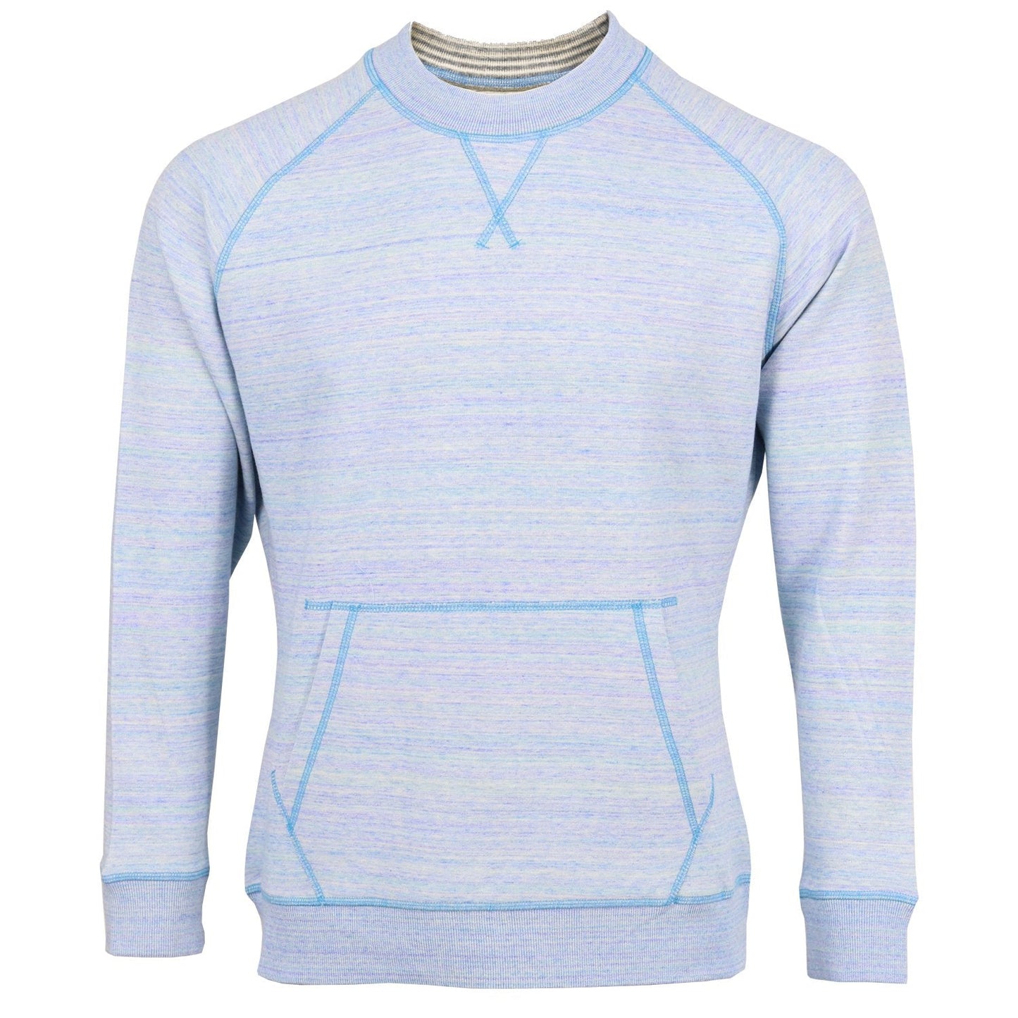 Crew Spacedye Azure Sweater