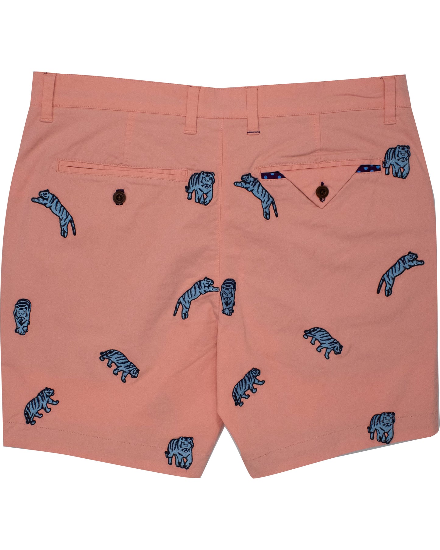 EDWARD PEACH TIGERS EMBROIDERY
