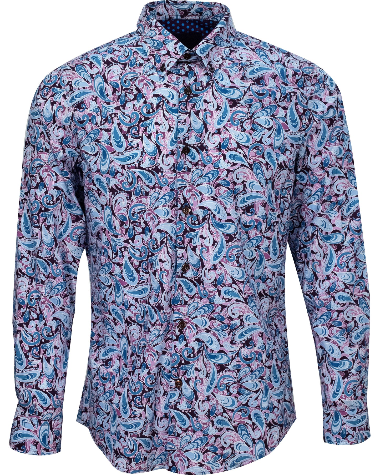 MITCHELL DREAM SWIRL SHIRT - PLUM