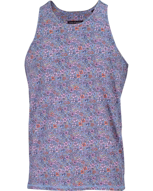 TEDFORD FLOWER FIELD TANK - SHADOW PINK