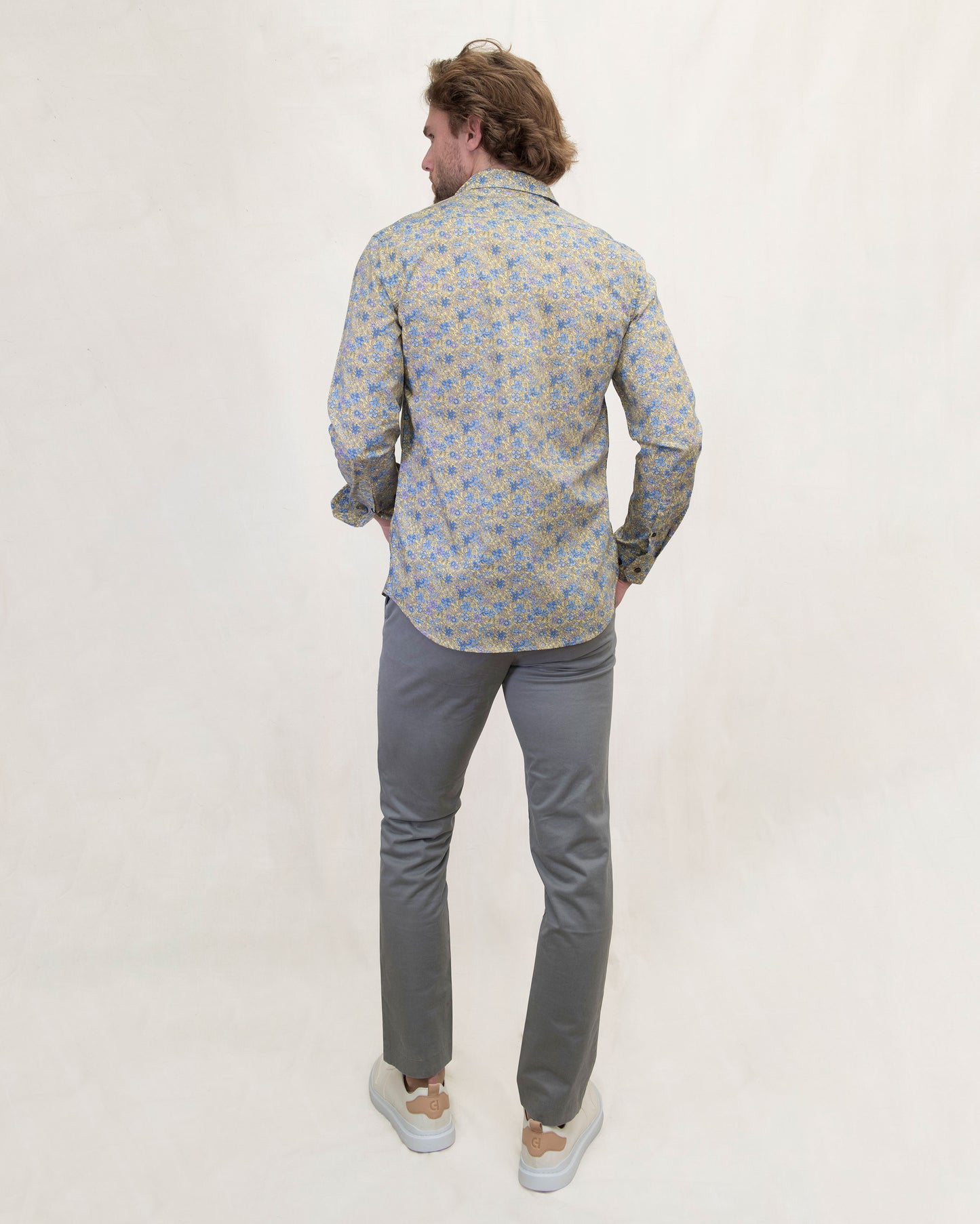 MORRIS FLOWER FIELD SHIRT - SHADOW SUNSHINE
