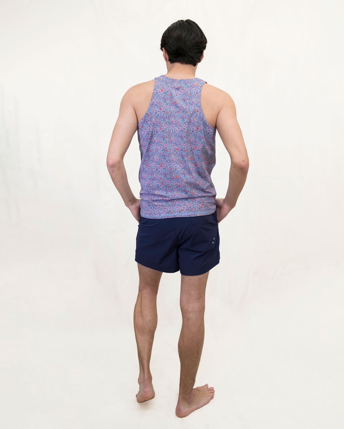 TEDFORD FLOWER FIELD TANK - SHADOW PINK