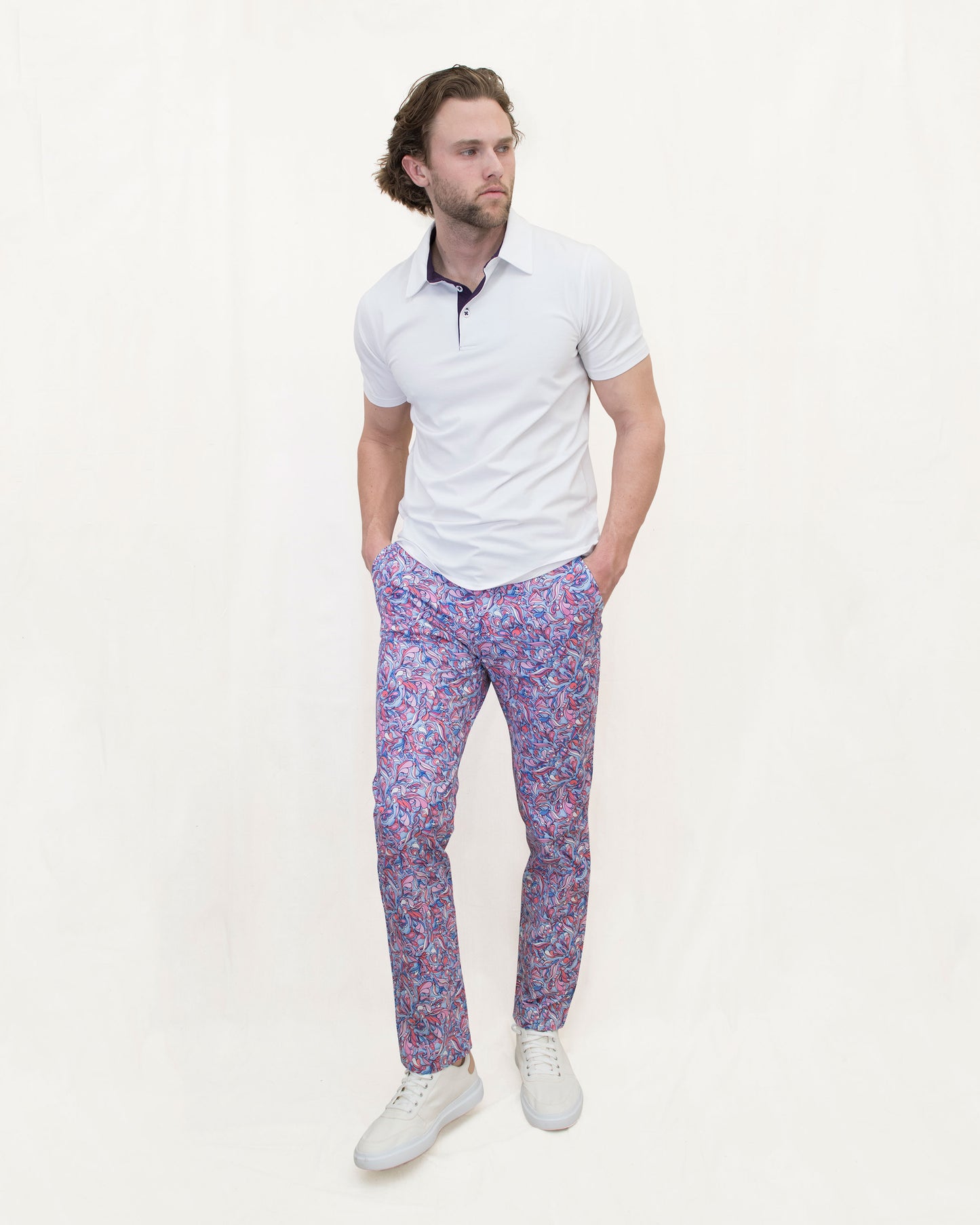 CHARLES PAISLEY LAYERS PANT - NEAPOLITAN