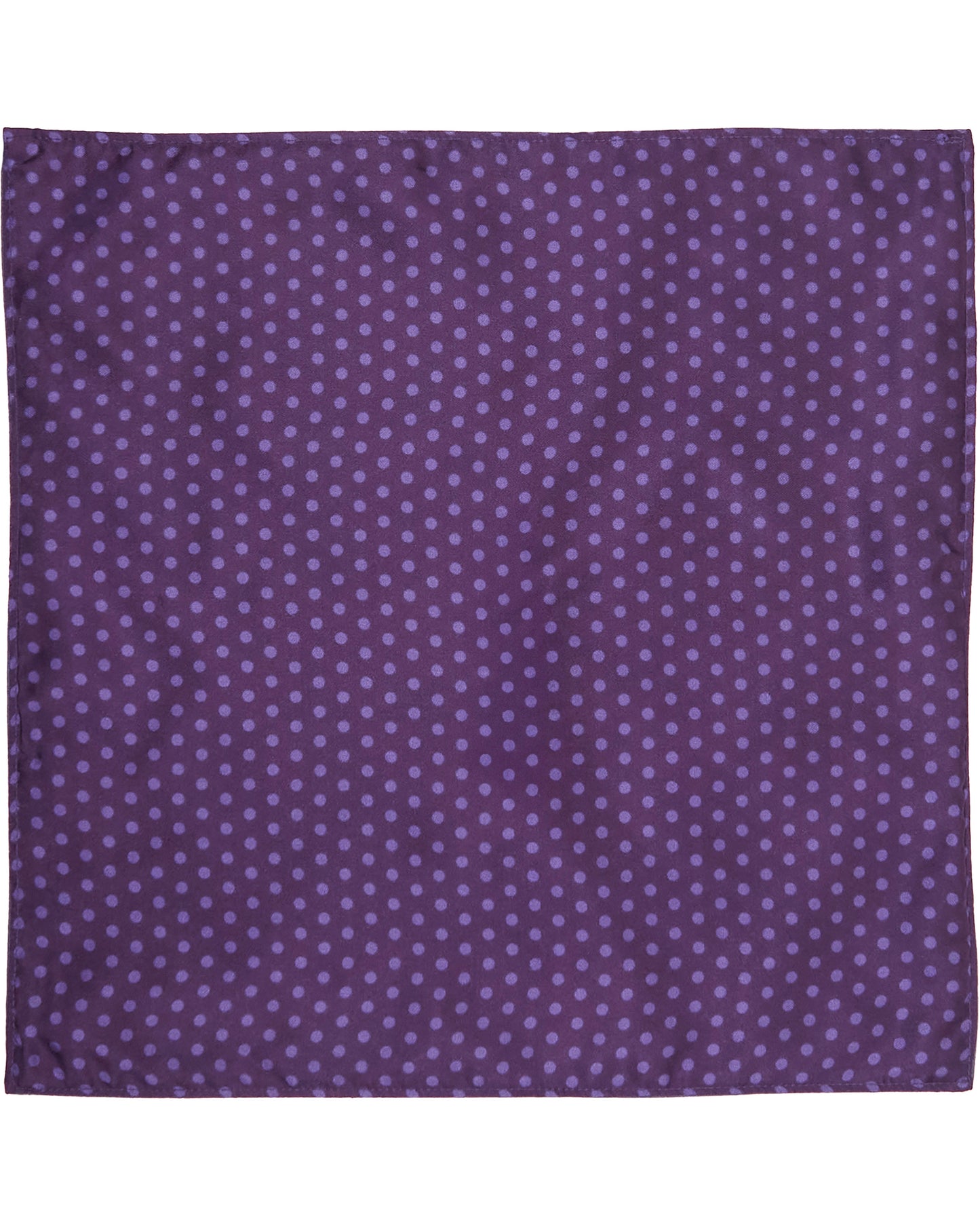 HUDSON ROMA FLORAL MERINO HANDKERCHIEF POCKET SQUARE - FLANNEL