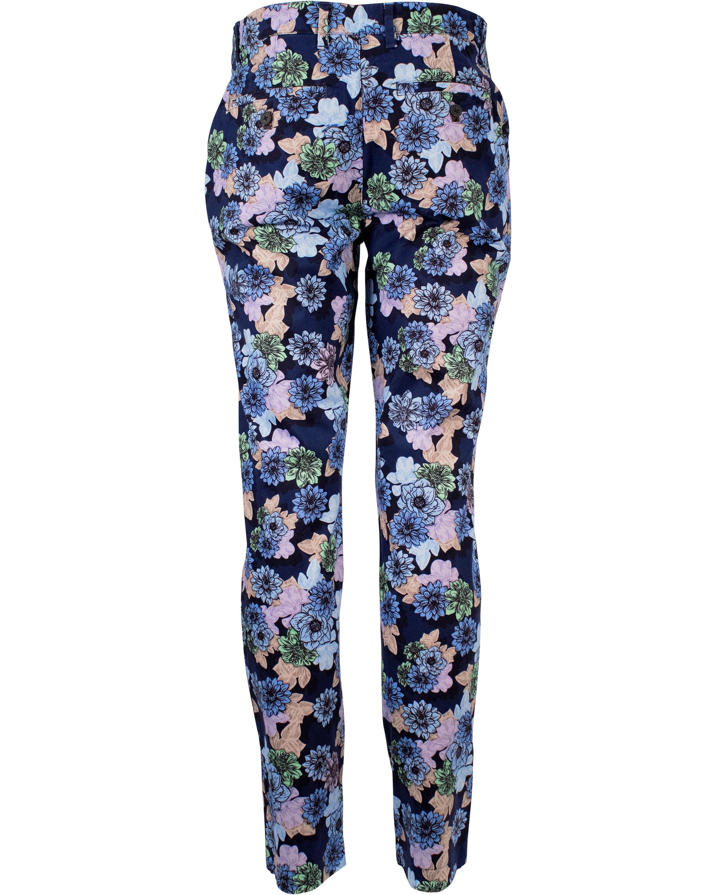 JACK SNAP FLORAL PANT - NAVY