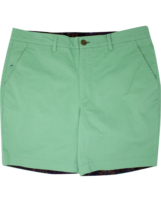 JOHN FLAT FRONT SHORT - CLOVER