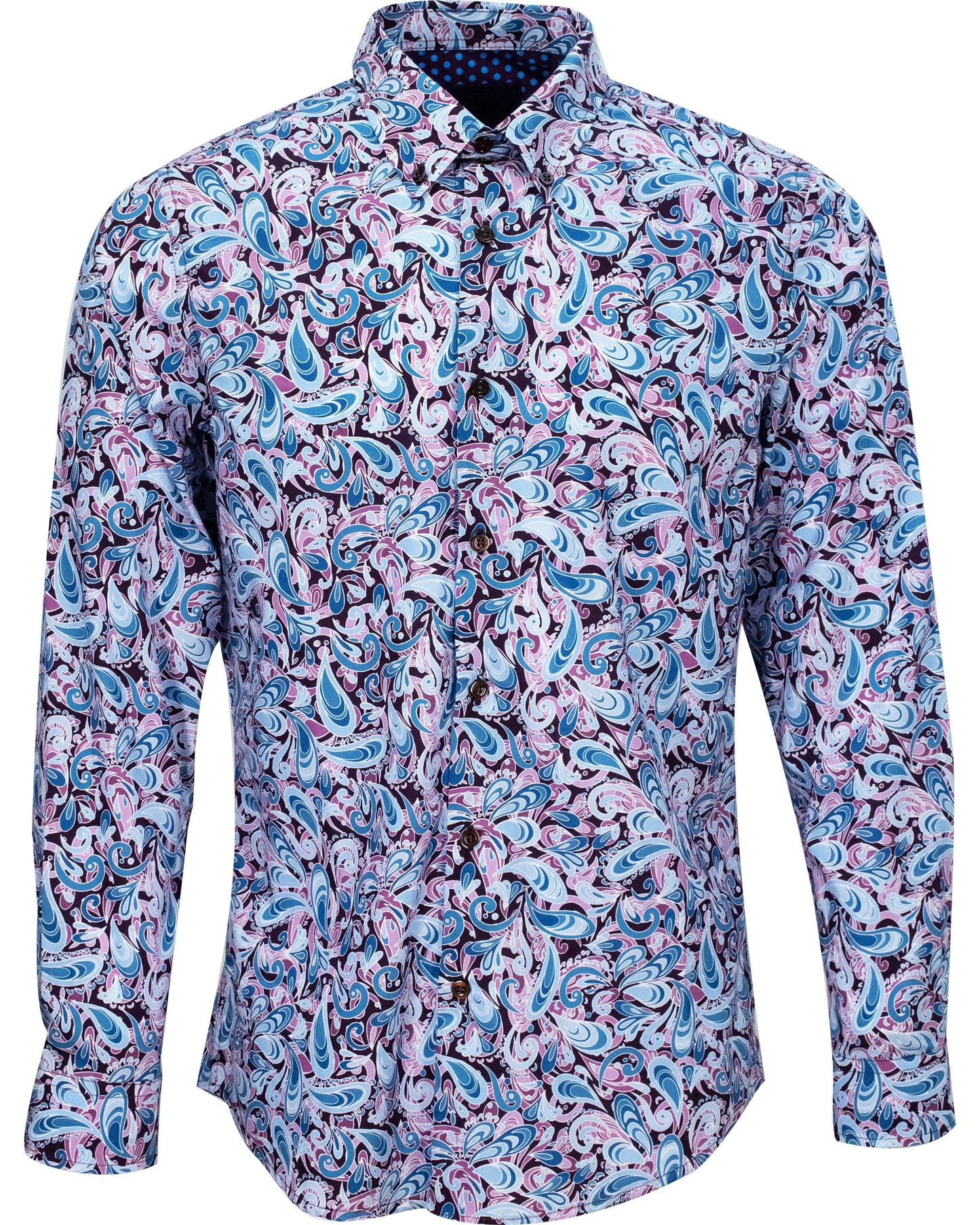 MITCHELL DREAM SWIRL SHIRT - PLUM
