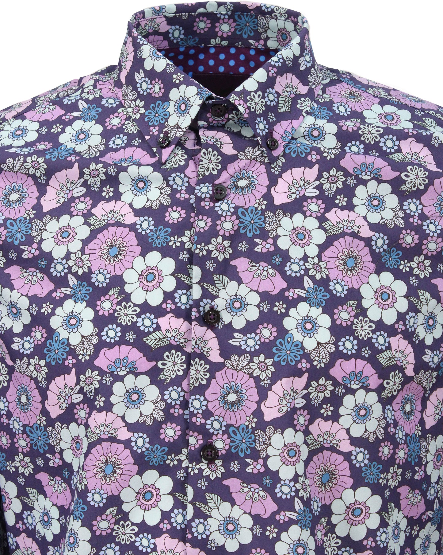 MITCHELL JOYFUL FLORAL SHIRT - SKIPPER