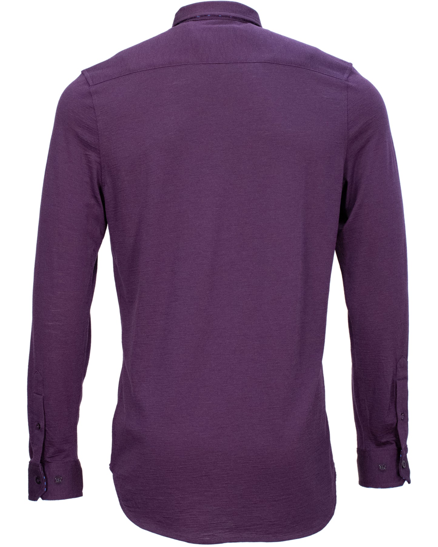 SHAWN MERINO SHIRT - PLUM