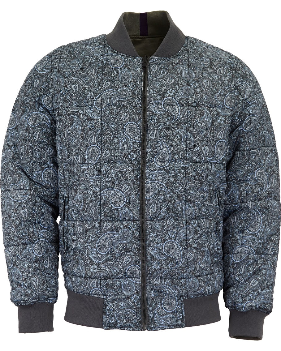 RON REVERSIBLE TRIPPY PAISLEY JACKET MOSS – Lords Of Harlech
