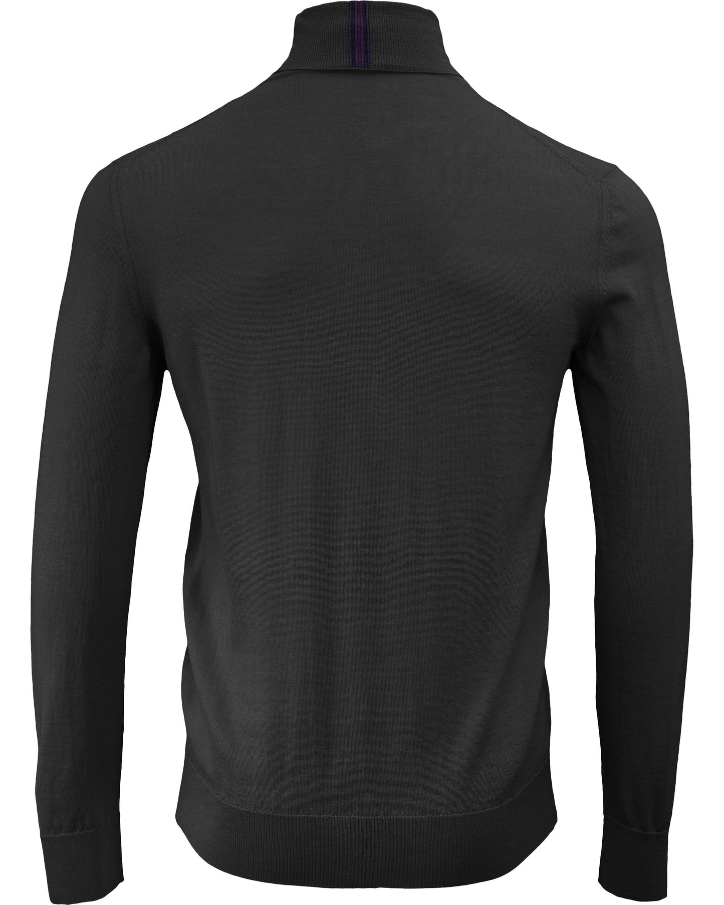RONAN MERINO TURTLENECK SWEATER - BLACK