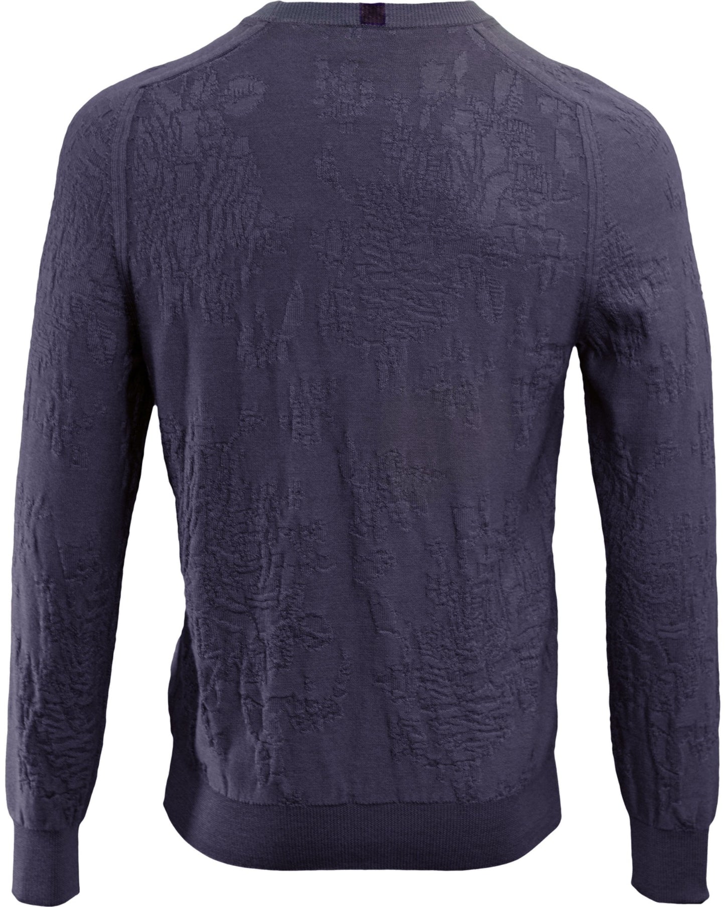 COLE FULLY FASHIONED MERINO CREWNECK SWEATER - NAVY