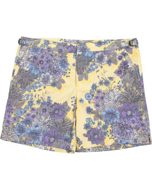 NEPTUNE DREAM MEADOW TAILORED SWIM SHORT - SUNSHINE