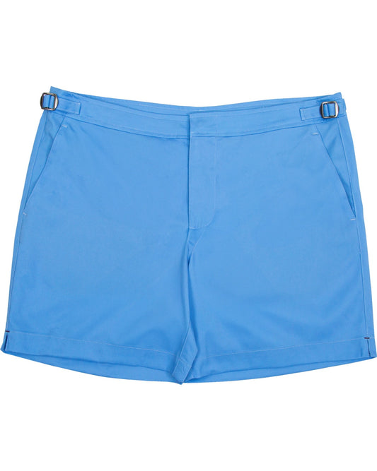 NEPTUNE OXFORD TAILORED SWIM SHORT - BLUE