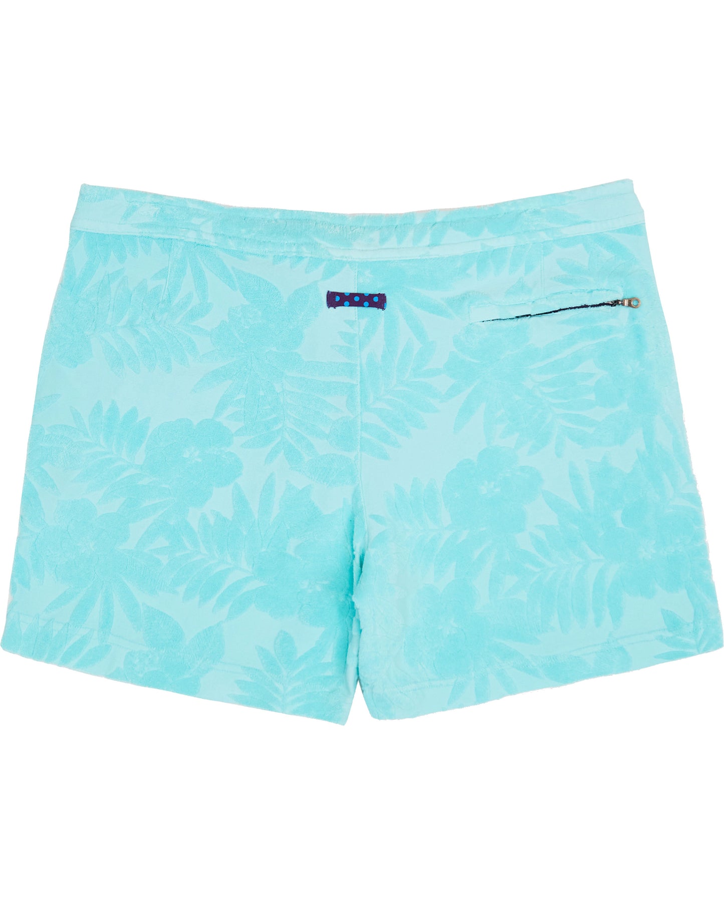 SAM FARM FLORAL TOWEL SHORT - SPEARMINT