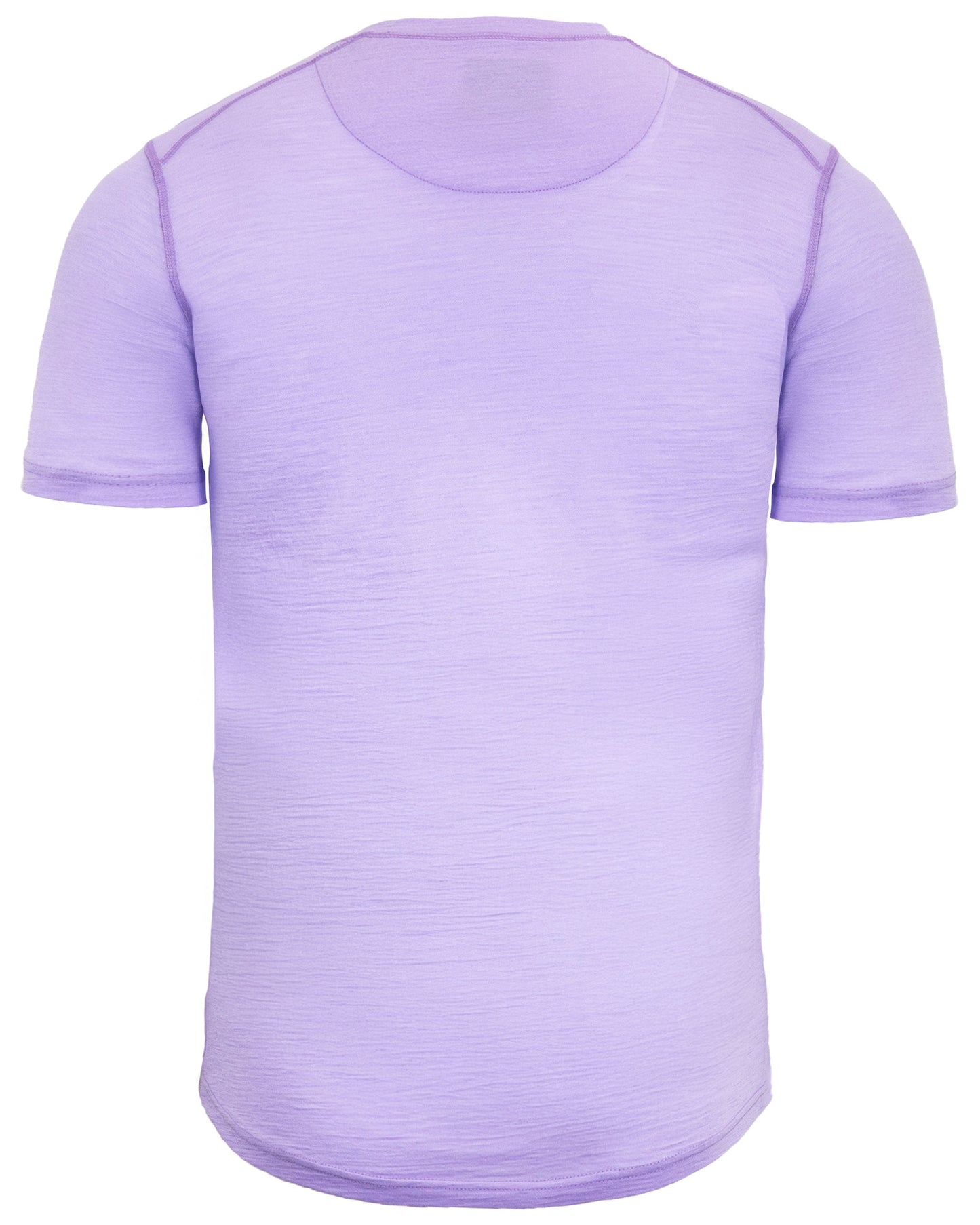 VICTOR V-NECK MERINO SHIRT IN LAVENDER