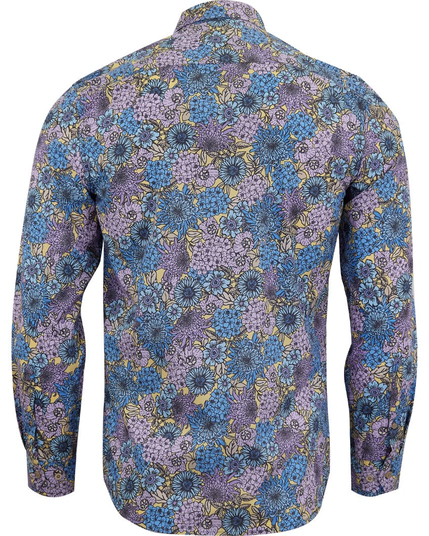 NIGEL GARDEN PARTY SHIRT - SUNSHINE