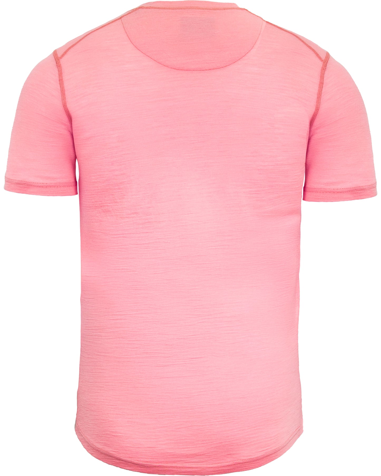 VICTOR MERINO V-NECK TEE - FRESH PINK
