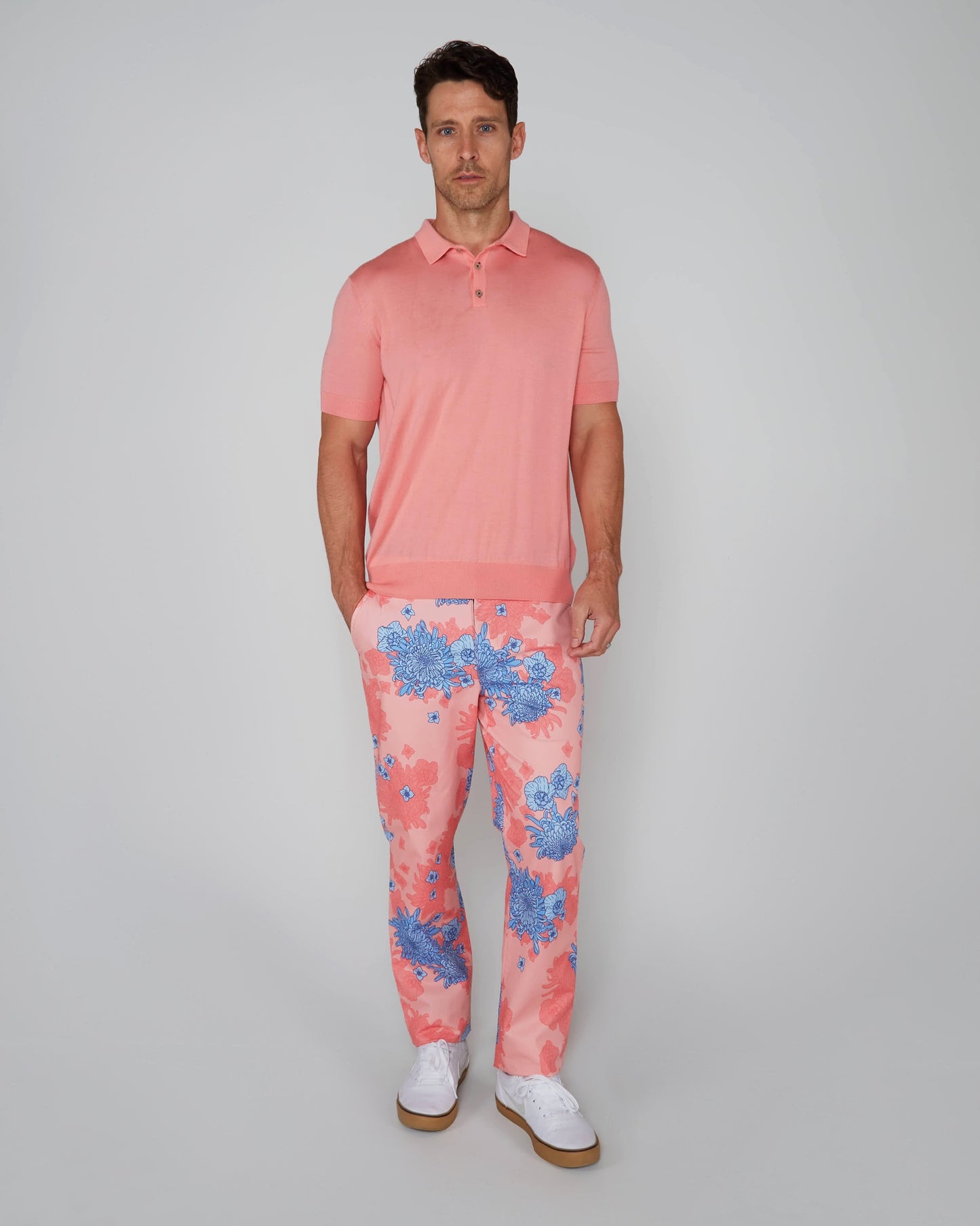 PILGRIM POLO SHIRT - FRESH PINK