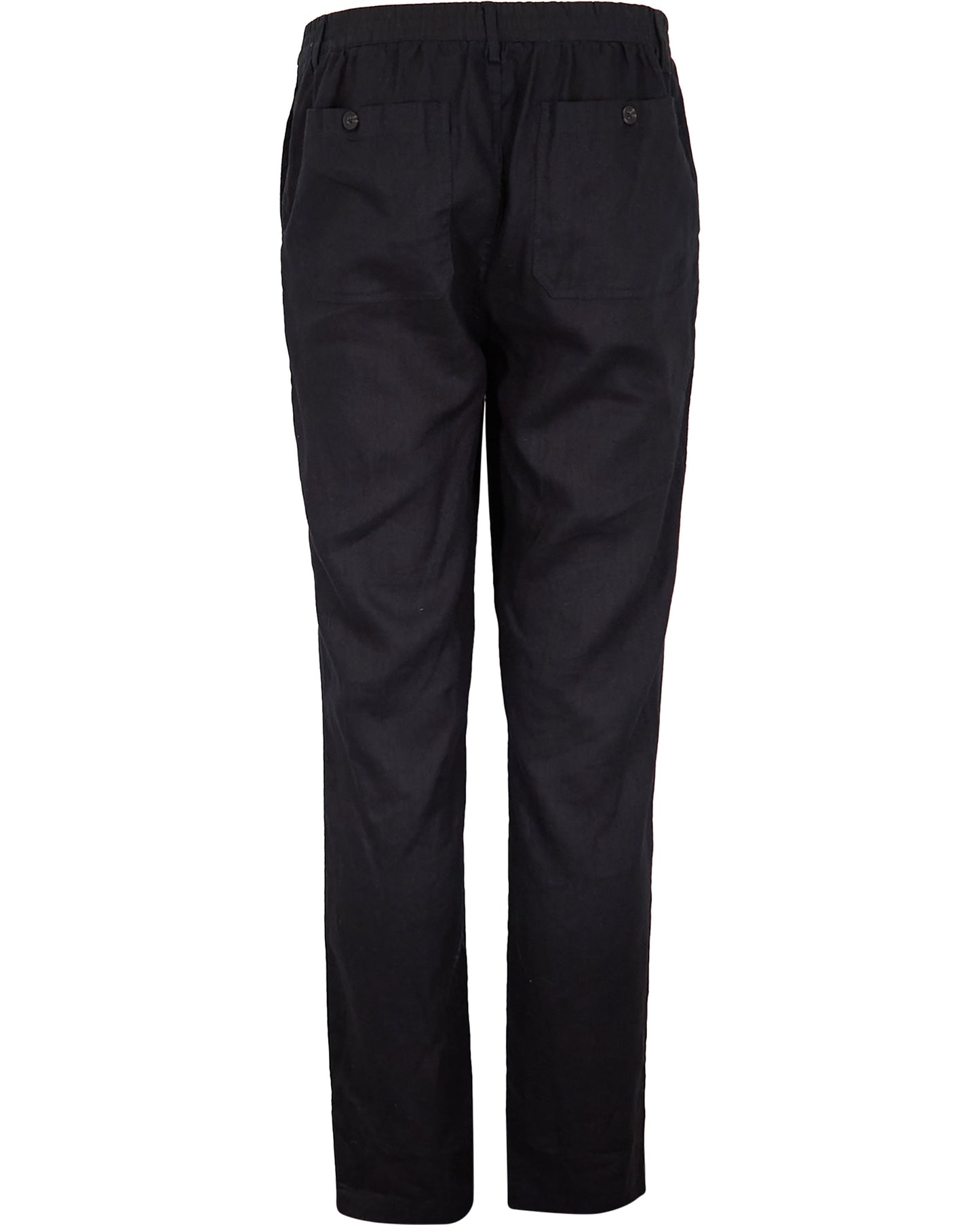 DEVON LINEN PANT - BLACK