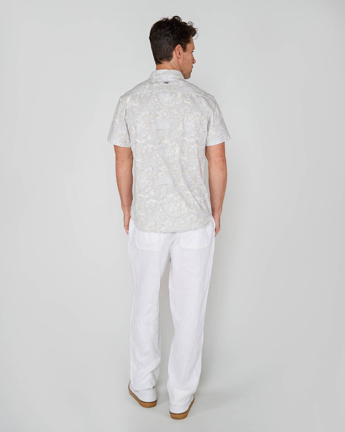 DEVON LINEN PANT - WHITE