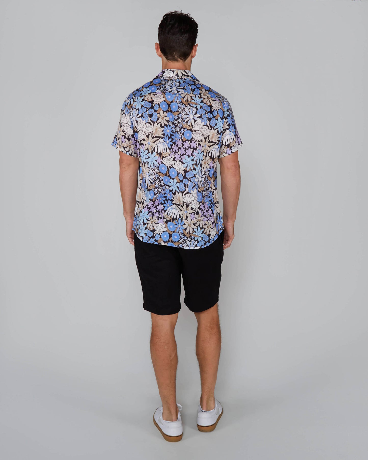 DEVONSHIRE LINEN SHORT - BLACK