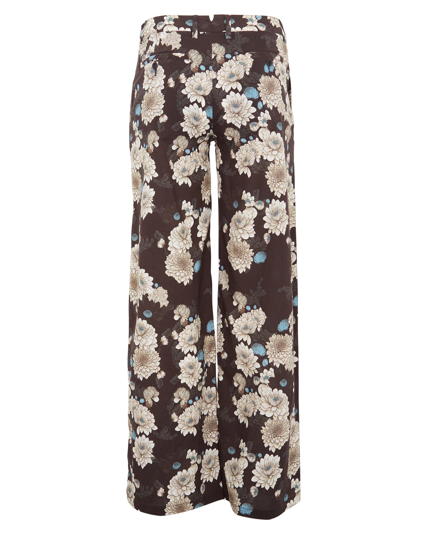 PHILLIS SERIOUS FLORAL TAILORED PANT - BLACK