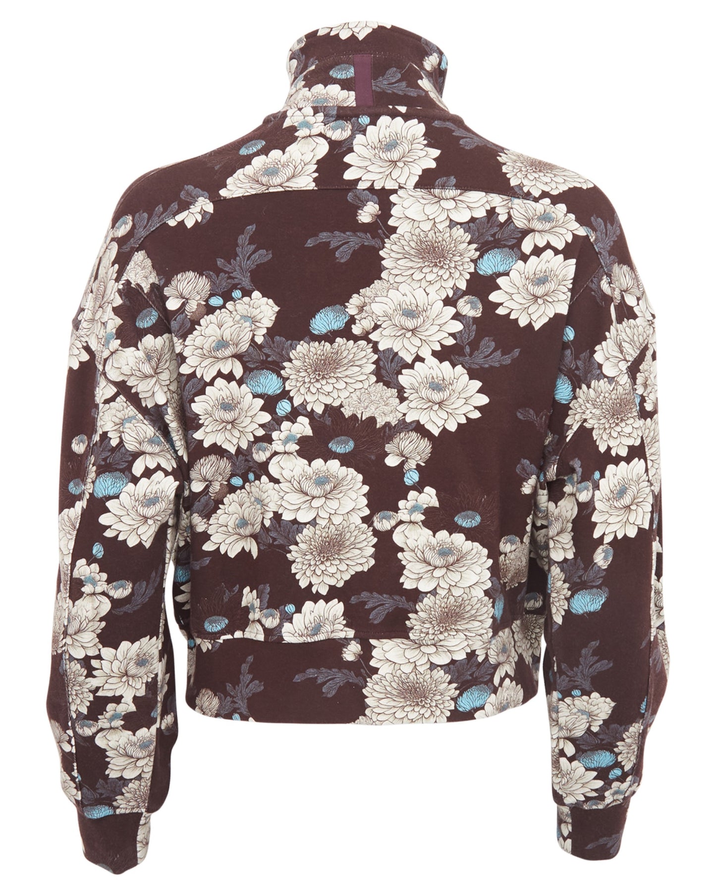 JUNE SERIOUS FLORAL BLACK JACKET - BLACK