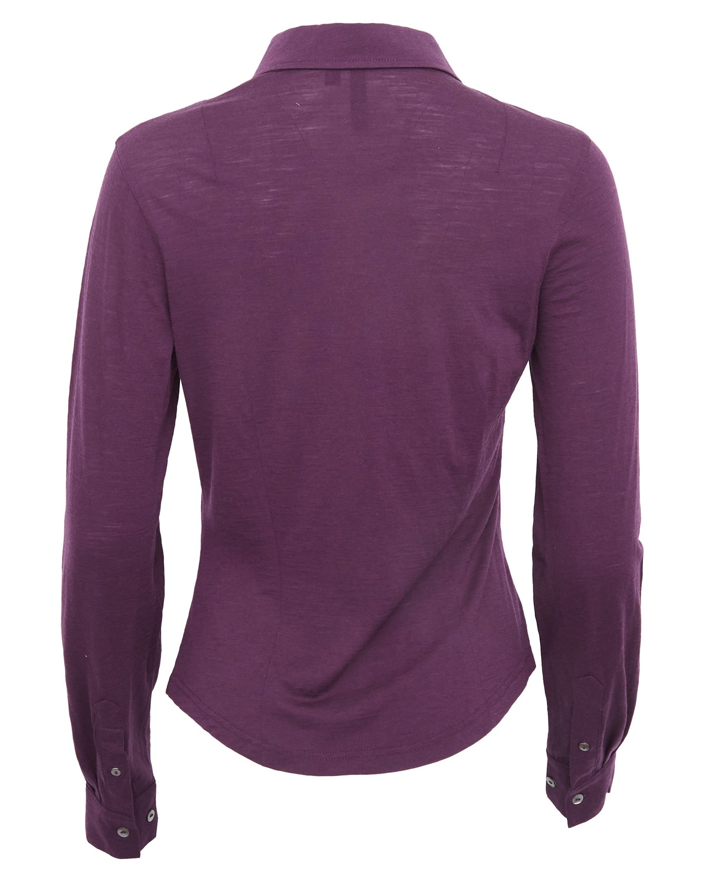 SCARLET MERINO SHIRT - PLUM