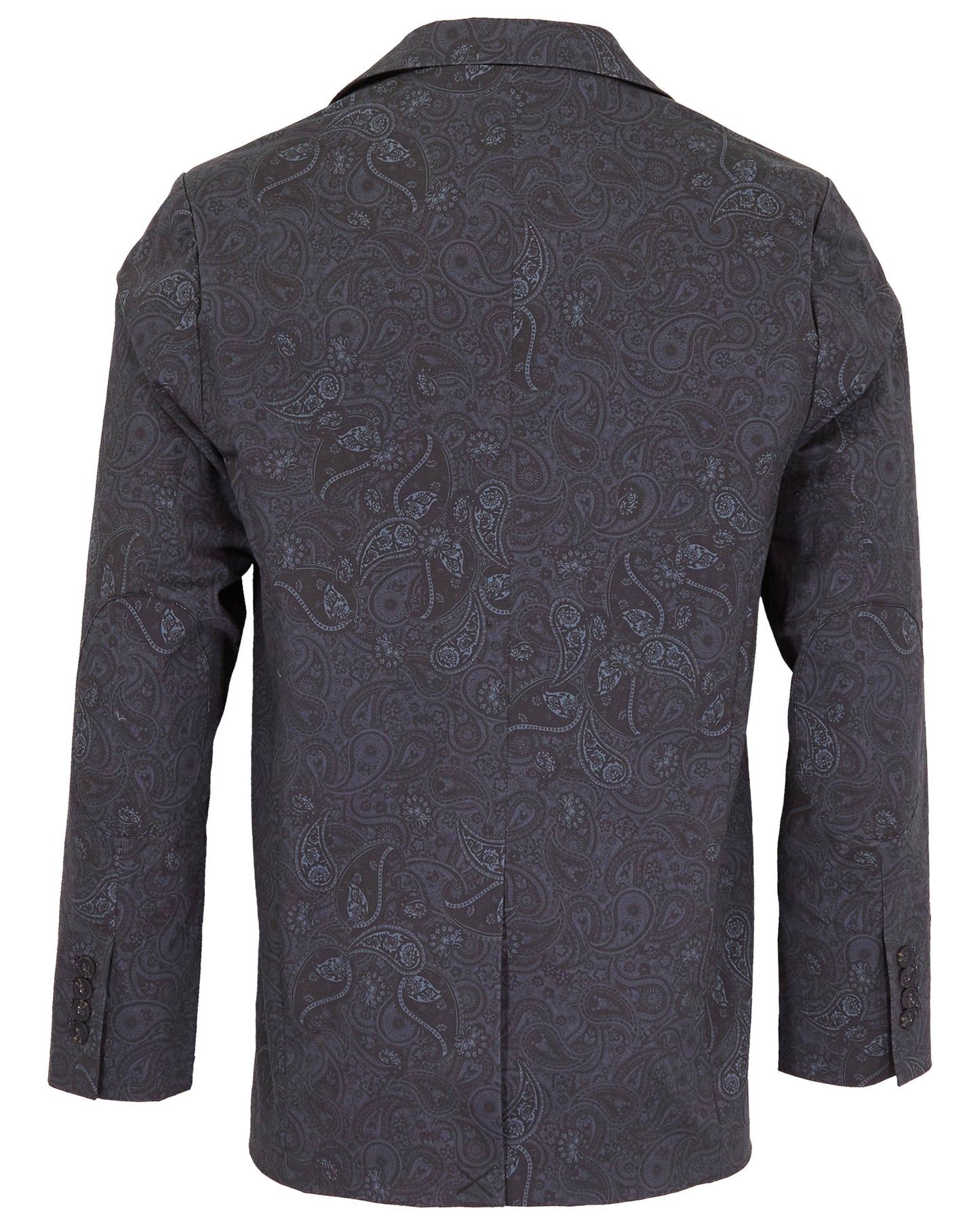 HADRIAN MONTGAT PAISLEY BLAZER - BLACK