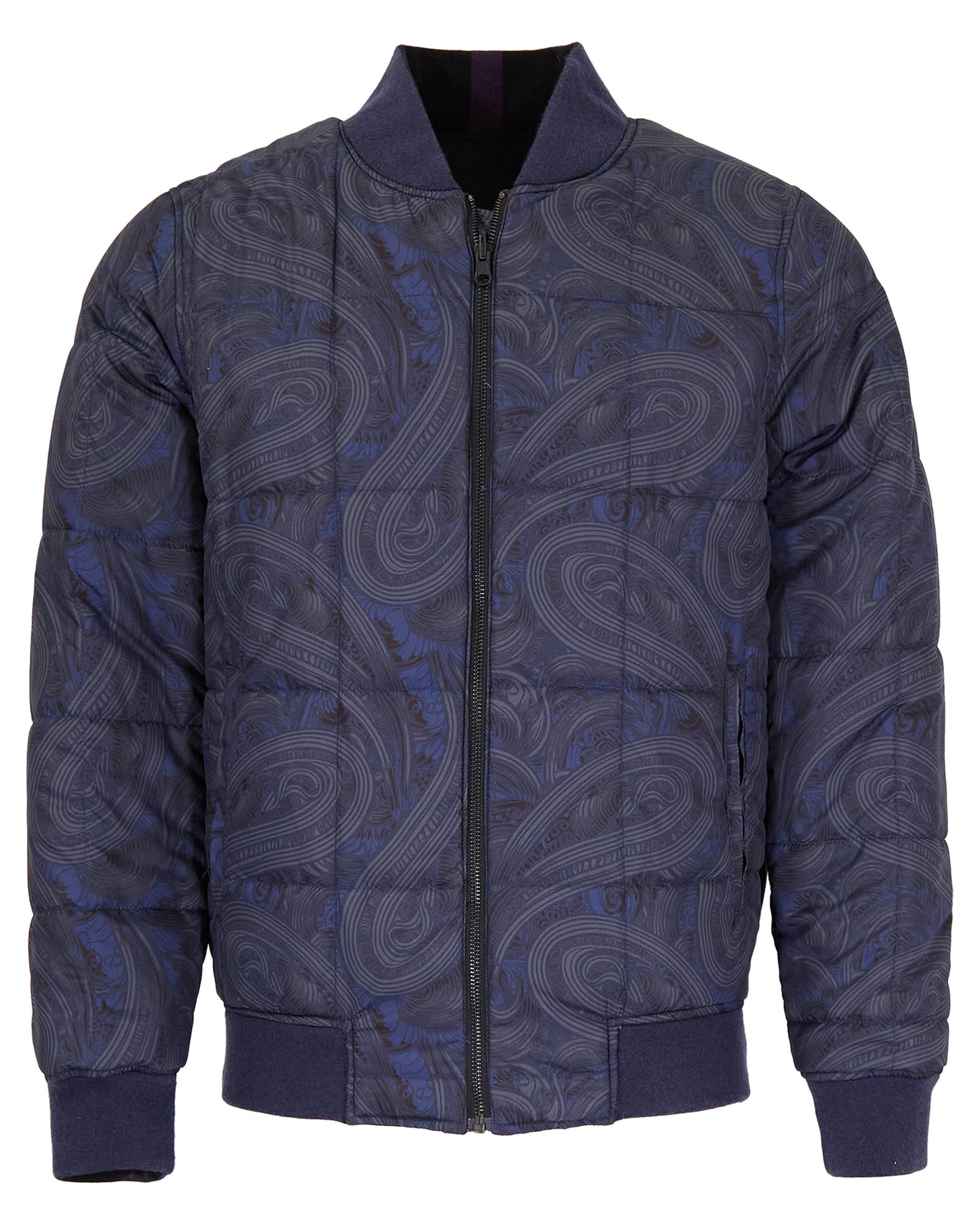 JENKIN REVERSIBLE BLOUSON JACKET - BLACK