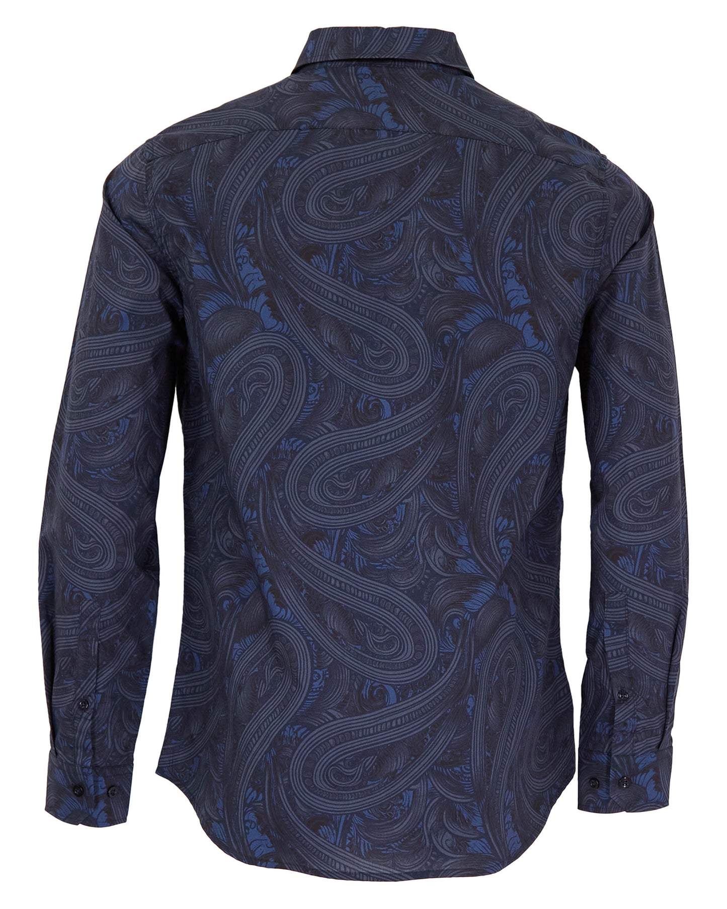 NORMAN PAISLEY BADALONA SHIRT - SMOKE