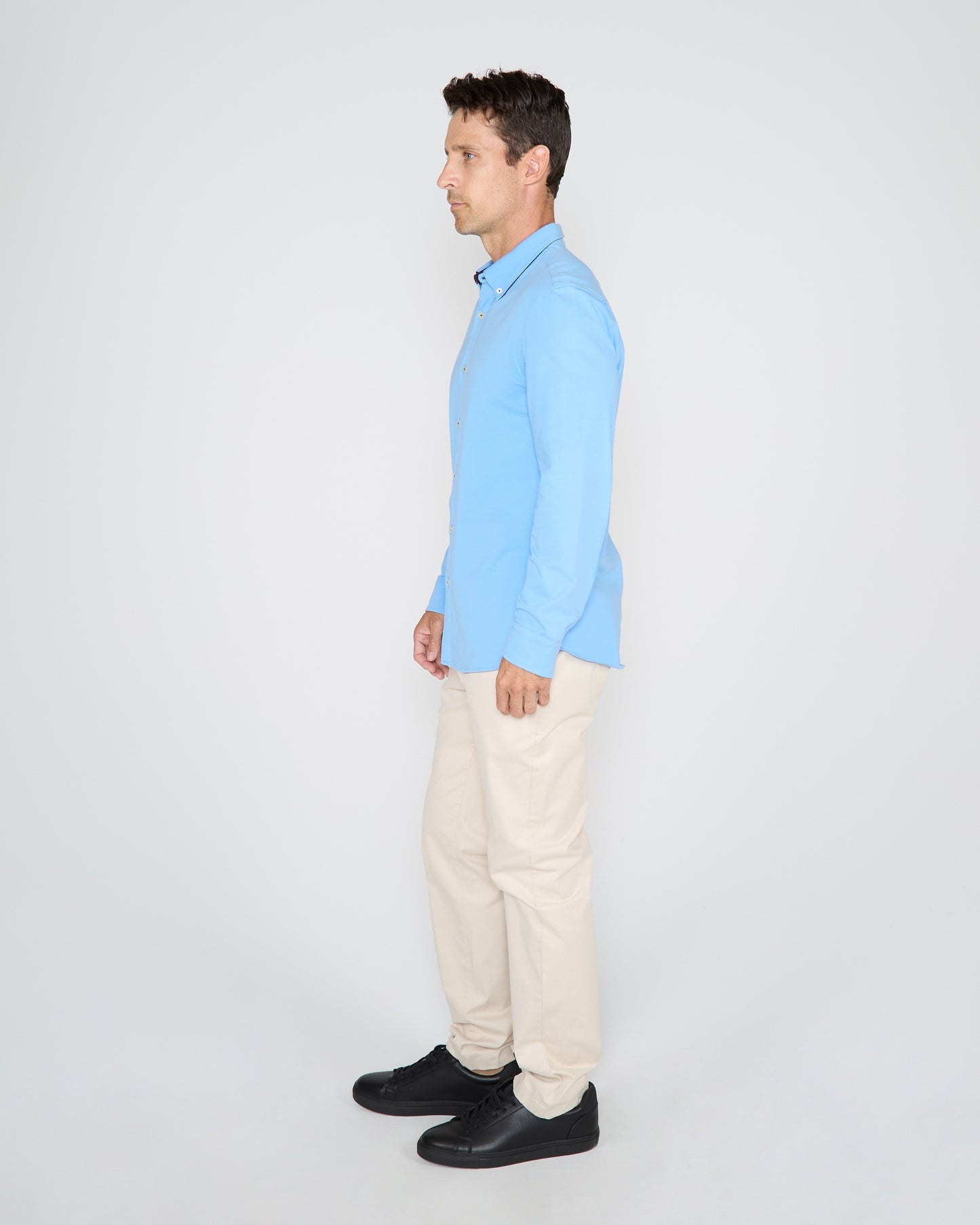 SAWYER KNIT SHIRT - BLUE