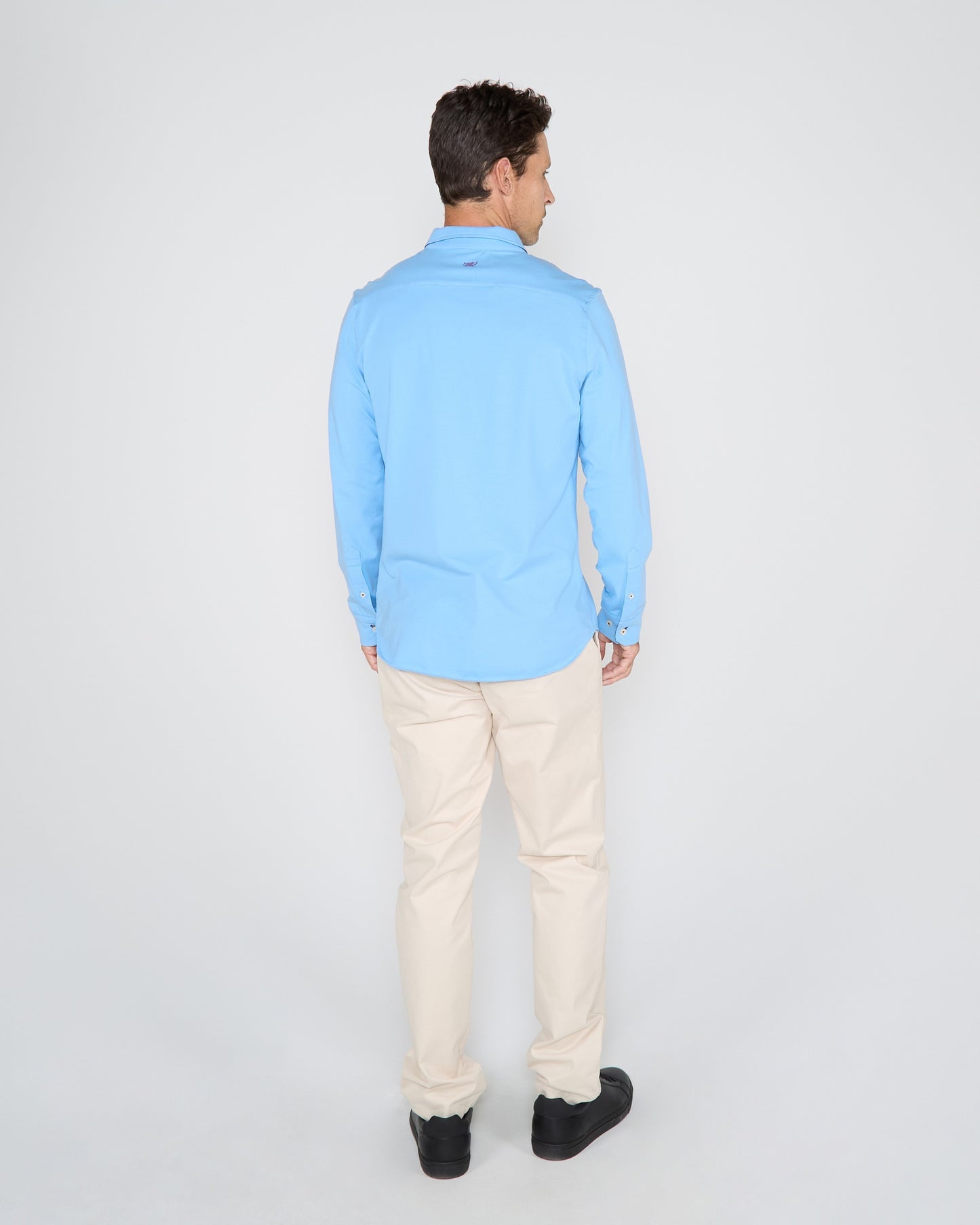 SAWYER KNIT SHIRT - BLUE