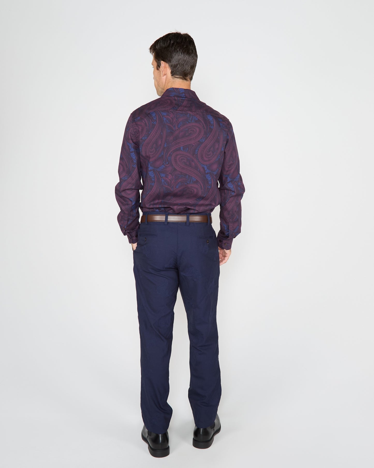 PICKFORD WOOL PANT - NAVY