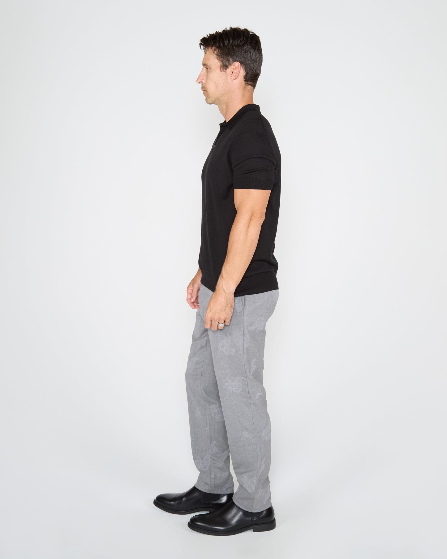PICKFORD WOOL PANT - FLANNEL