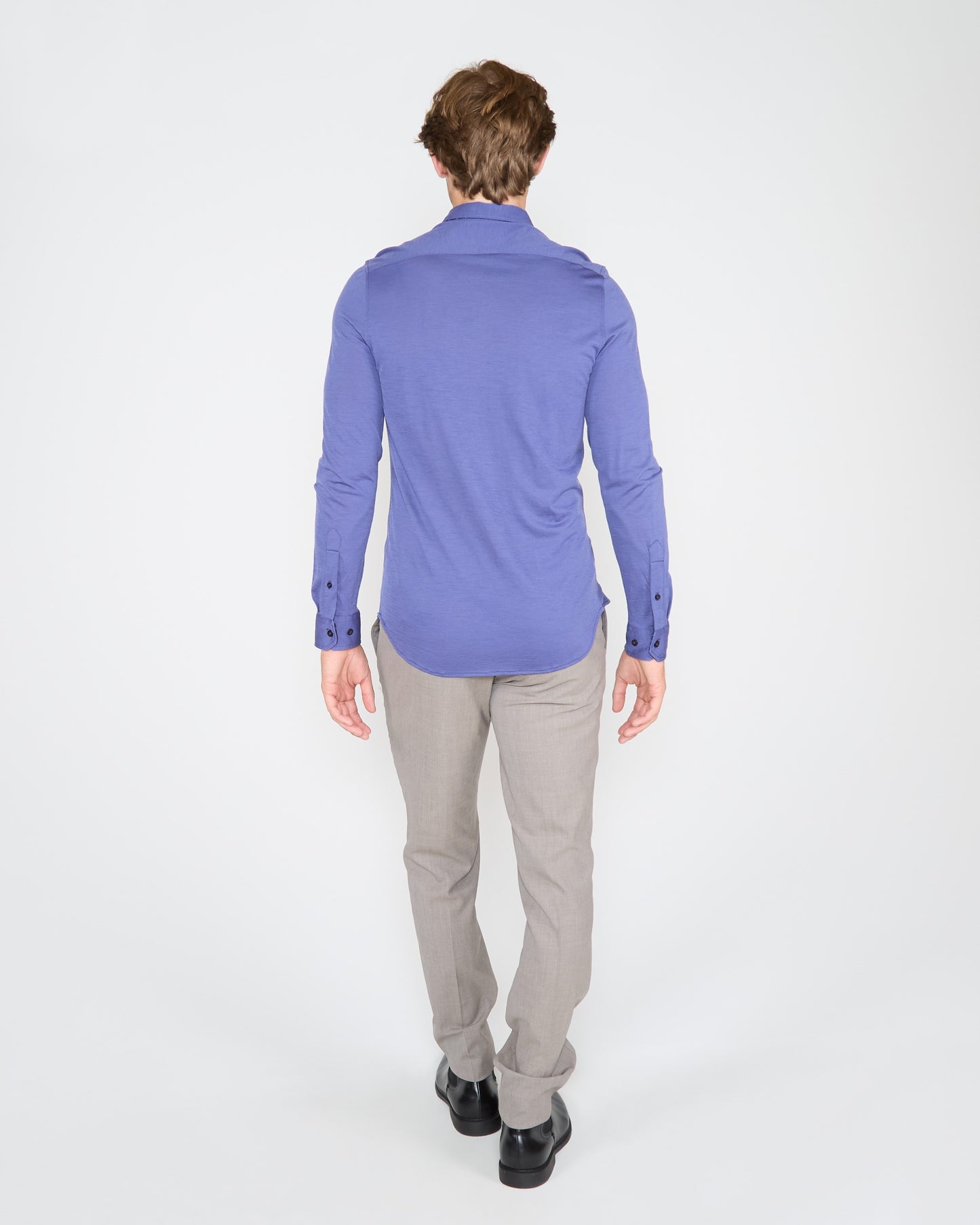 SHAWN MERINO SHIRT IN SKIPPER