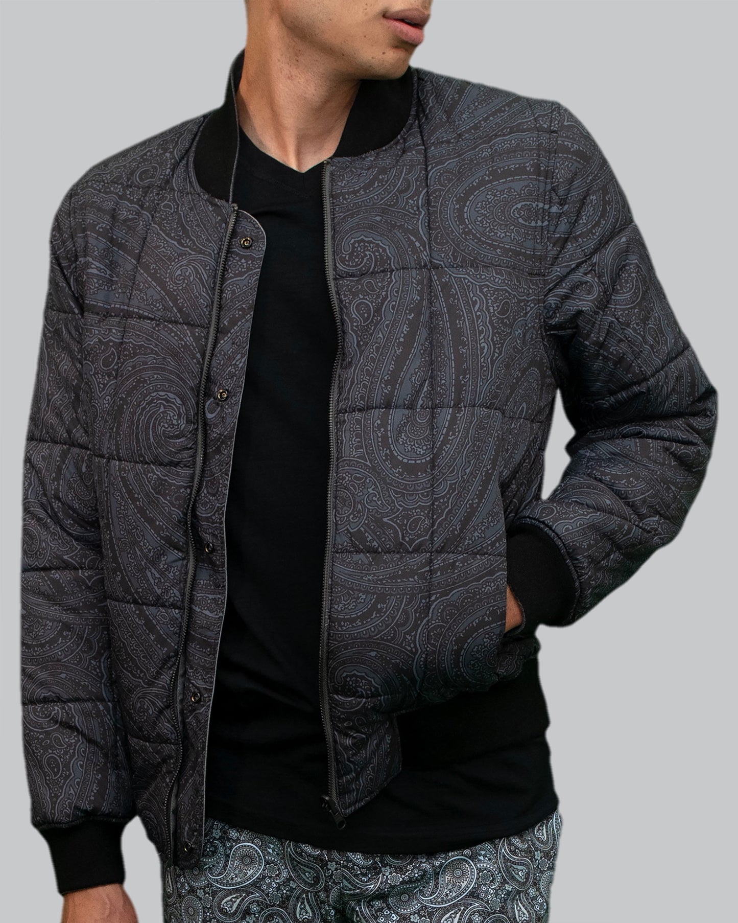 JENKIN REVERSIBLE BLOUSON JACKET - FLANNEL