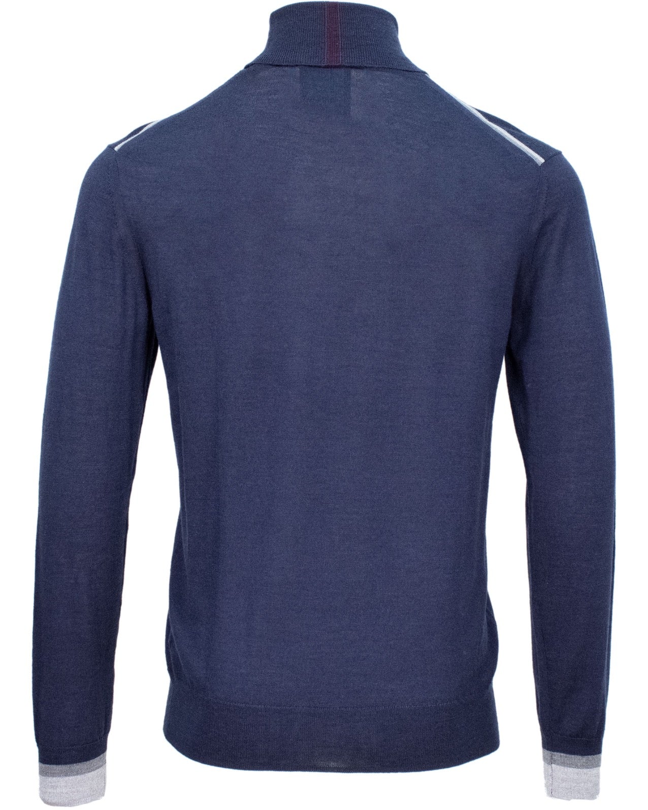 RONALD MERINO TURTLENECK SWEATER - NAVY