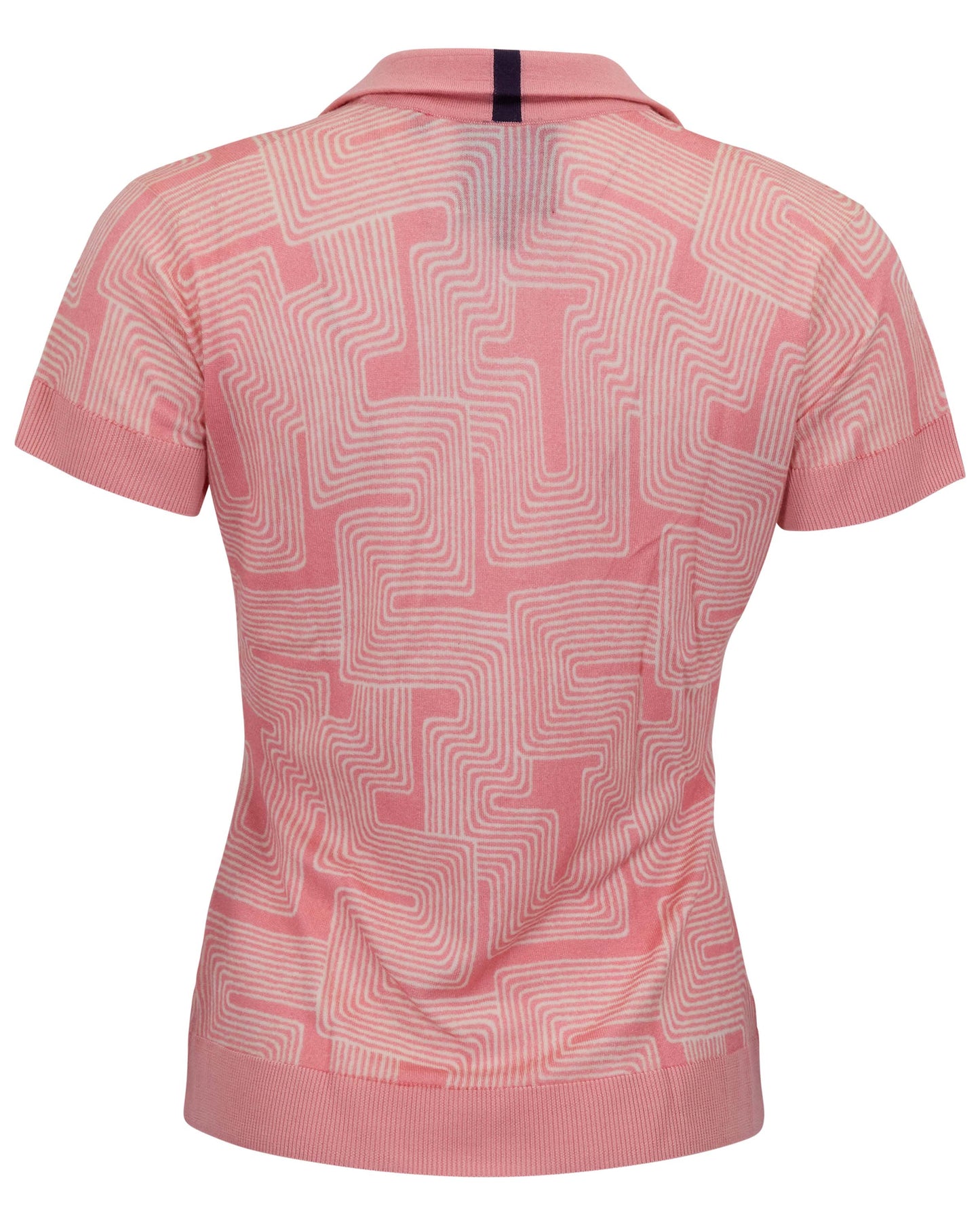 JESSICA INTER TWINE CORAL WOMENS MERINO SILK CASHMERE POLO