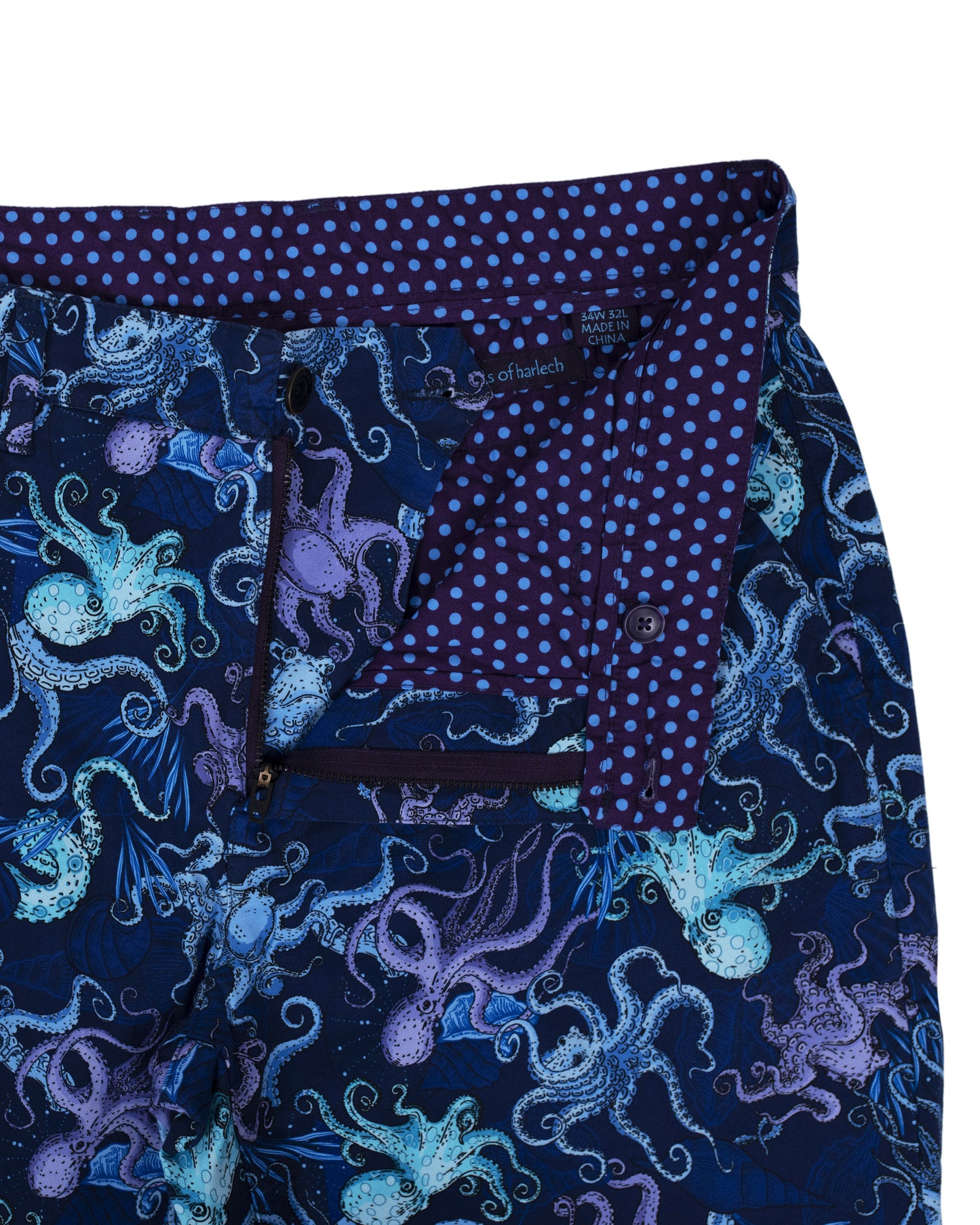 CHARLES OCTOPUS PARTY PANTS IN NAVY