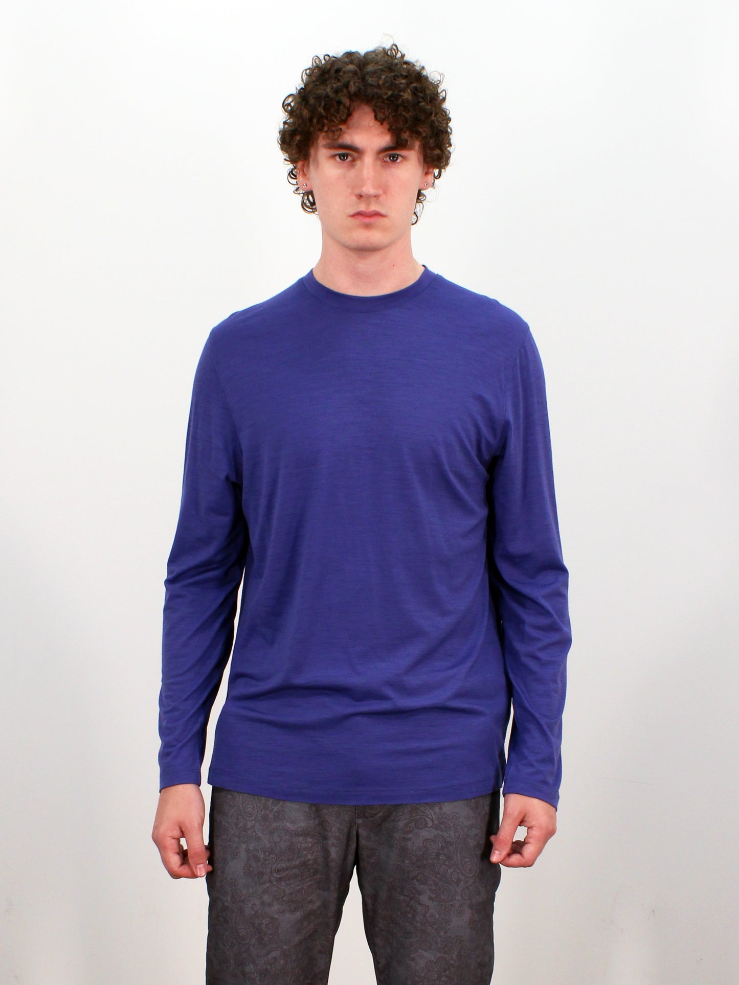 CHASE LONG SLEEVE MERINO CREW - SKIPPER