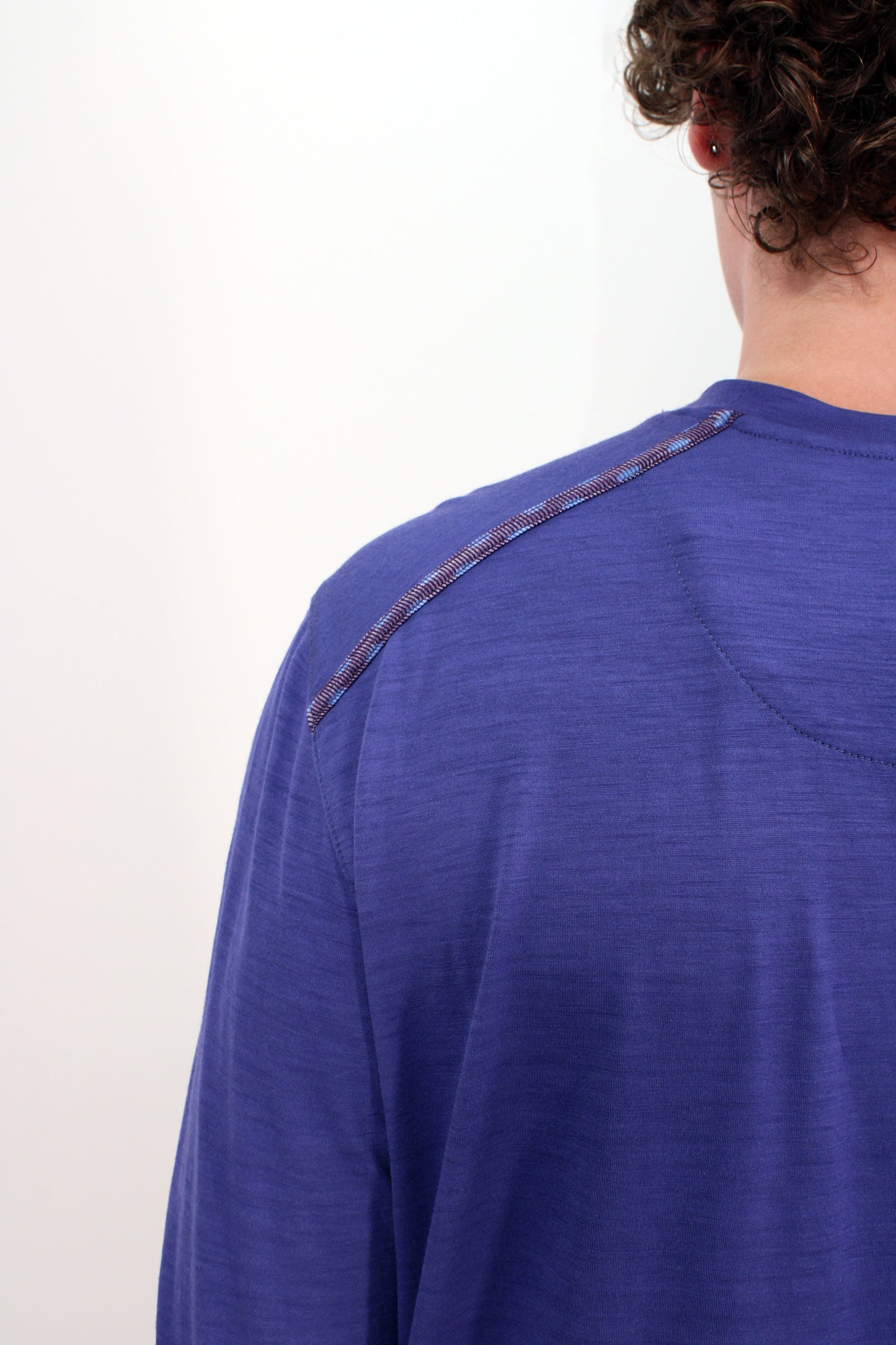 CHASE LONG SLEEVE MERINO CREW - SKIPPER