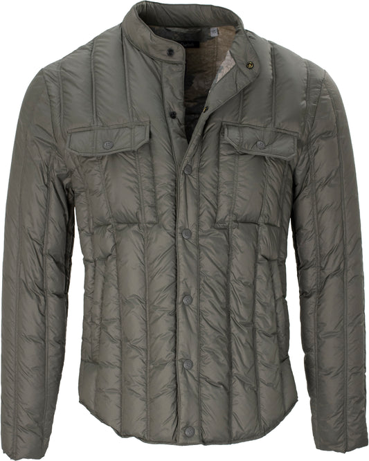 Dirk Quilted Olive Jacket