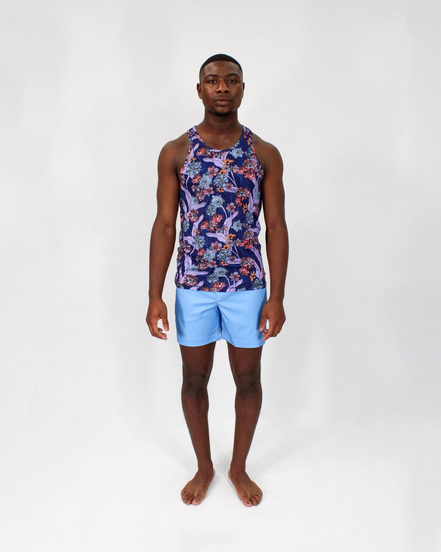 POOL OXFORD SWIM SHORT - BLUE