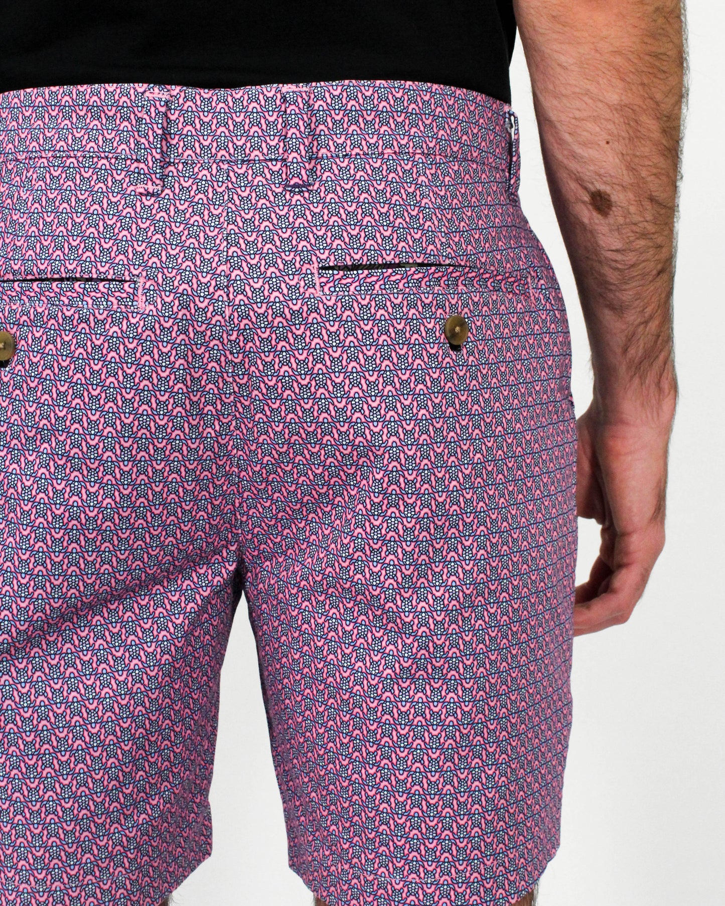 JOHN LARGE TURTLE SHORT IN PINK