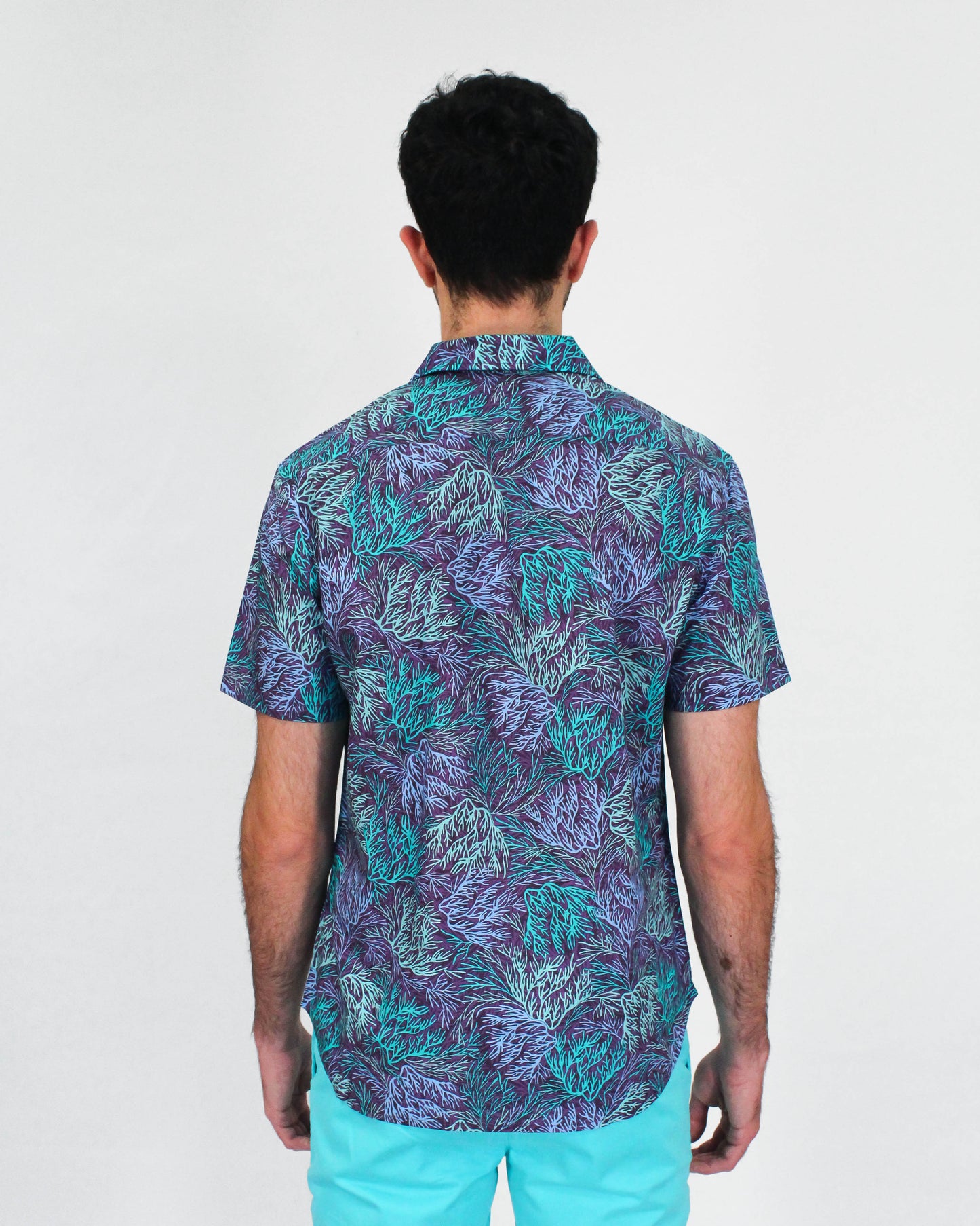 SCOTT CORAL SHADOW SHIRT IN PURPLE