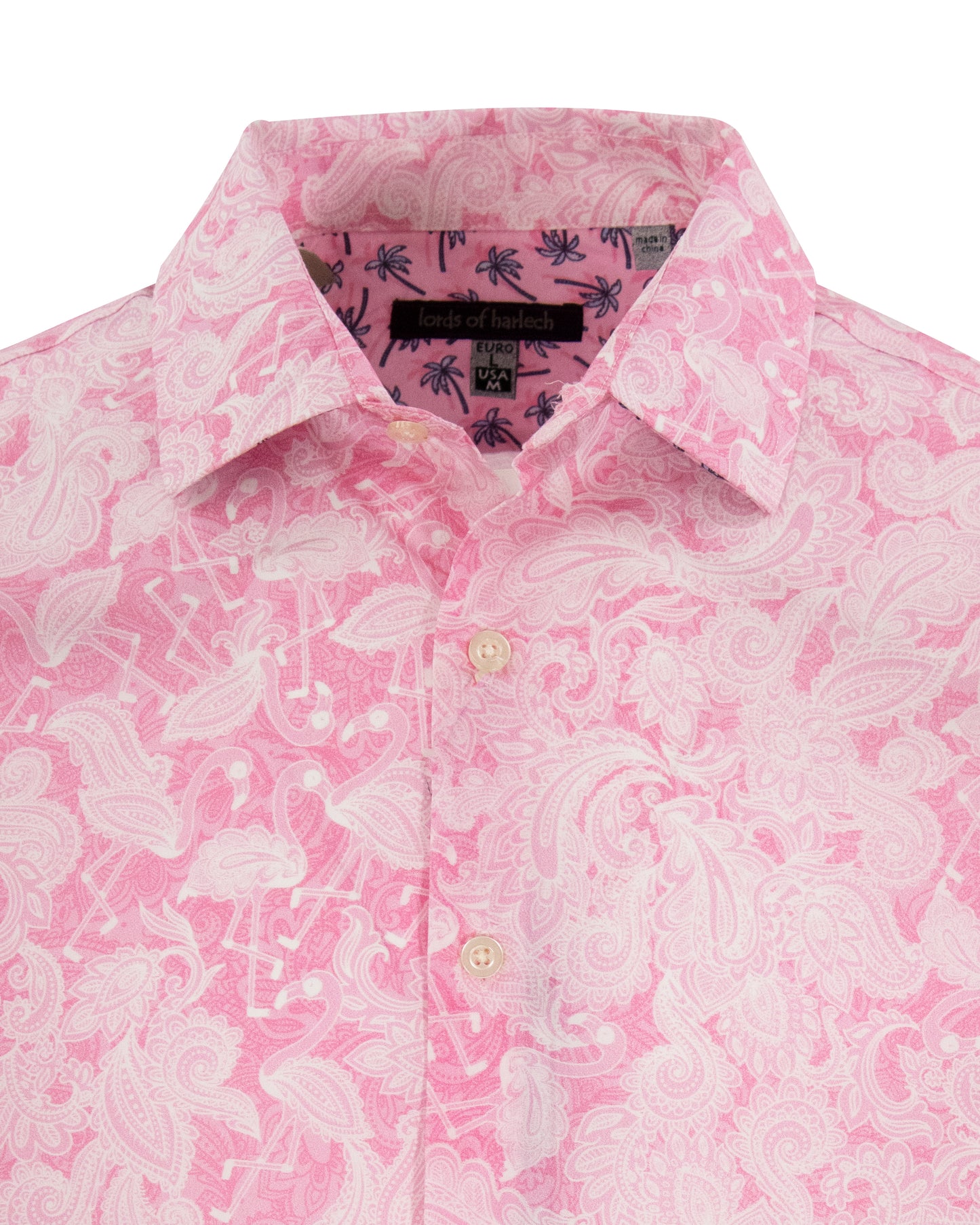 NIGEL PAISLEY FLOCK PINK