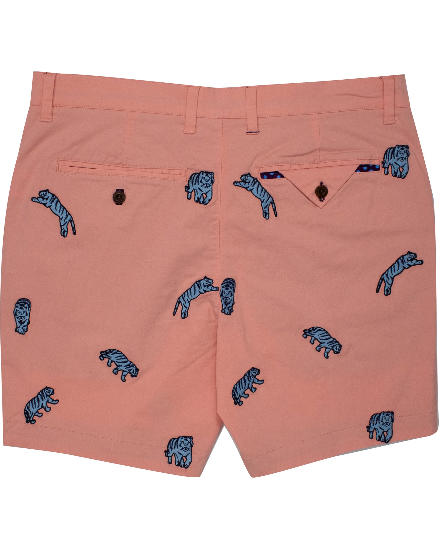 EDWARD PEACH TIGERS EMBROIDERY